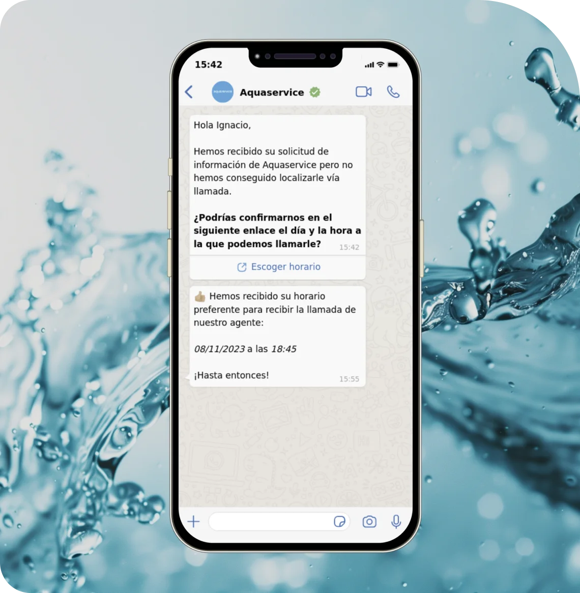 aquaservice - Resuelve tus pains de comunicación con WhatsApp