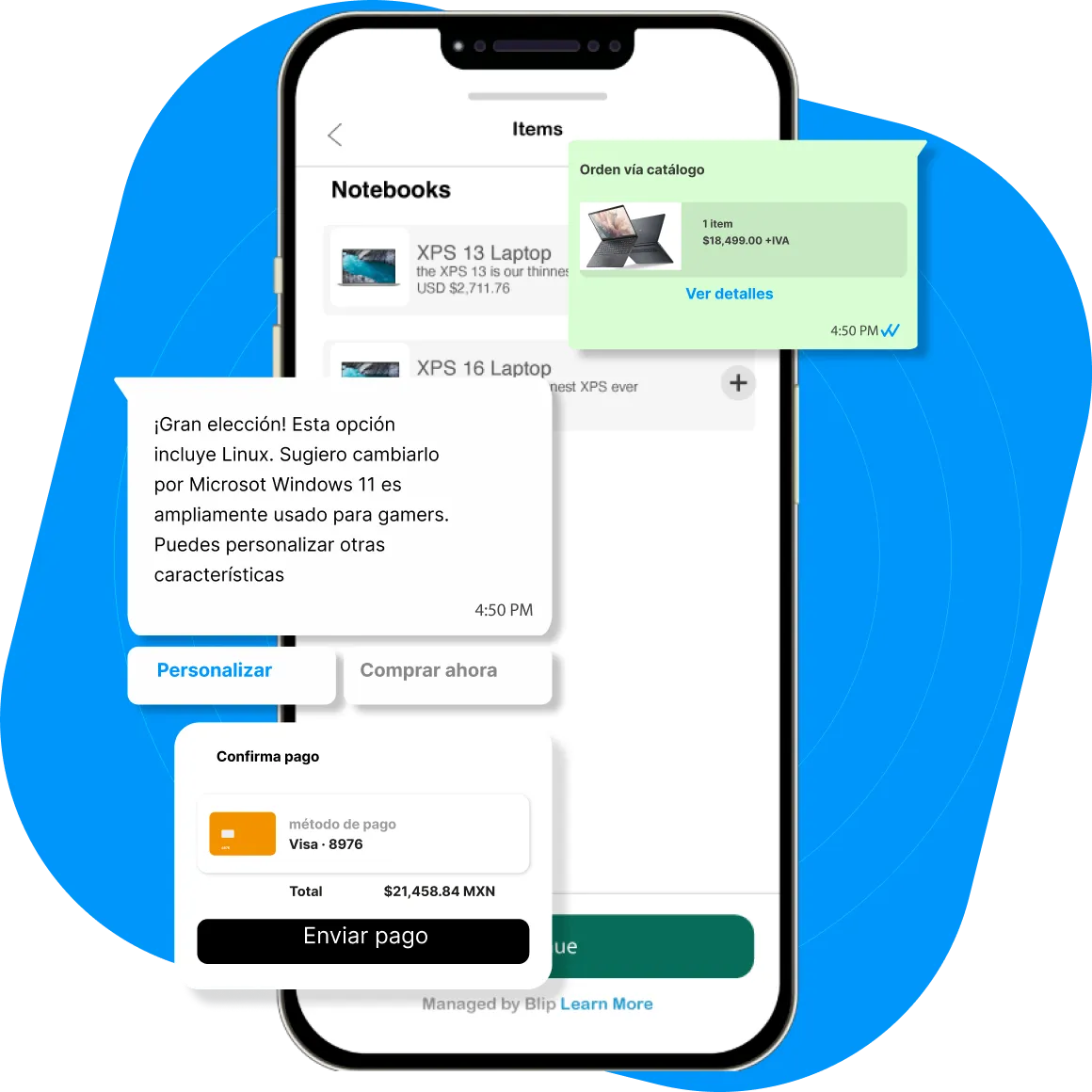 comercio conversacional2 - Blip: El chatbot con inteligencia artificial ideal para tu empresa