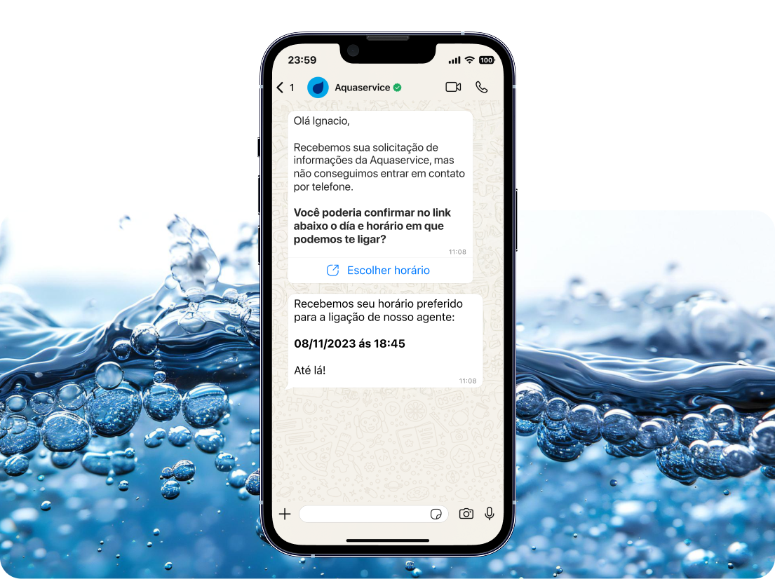 PT acuaservice CS - Resolva suas provlemas de comunicação com o WhatsApp