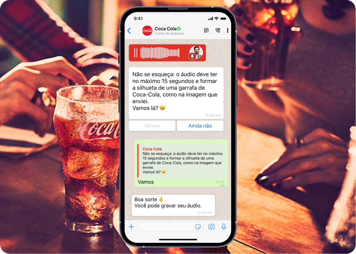 PT cocacola cs - Resolva suas provlemas de comunicação com o WhatsApp