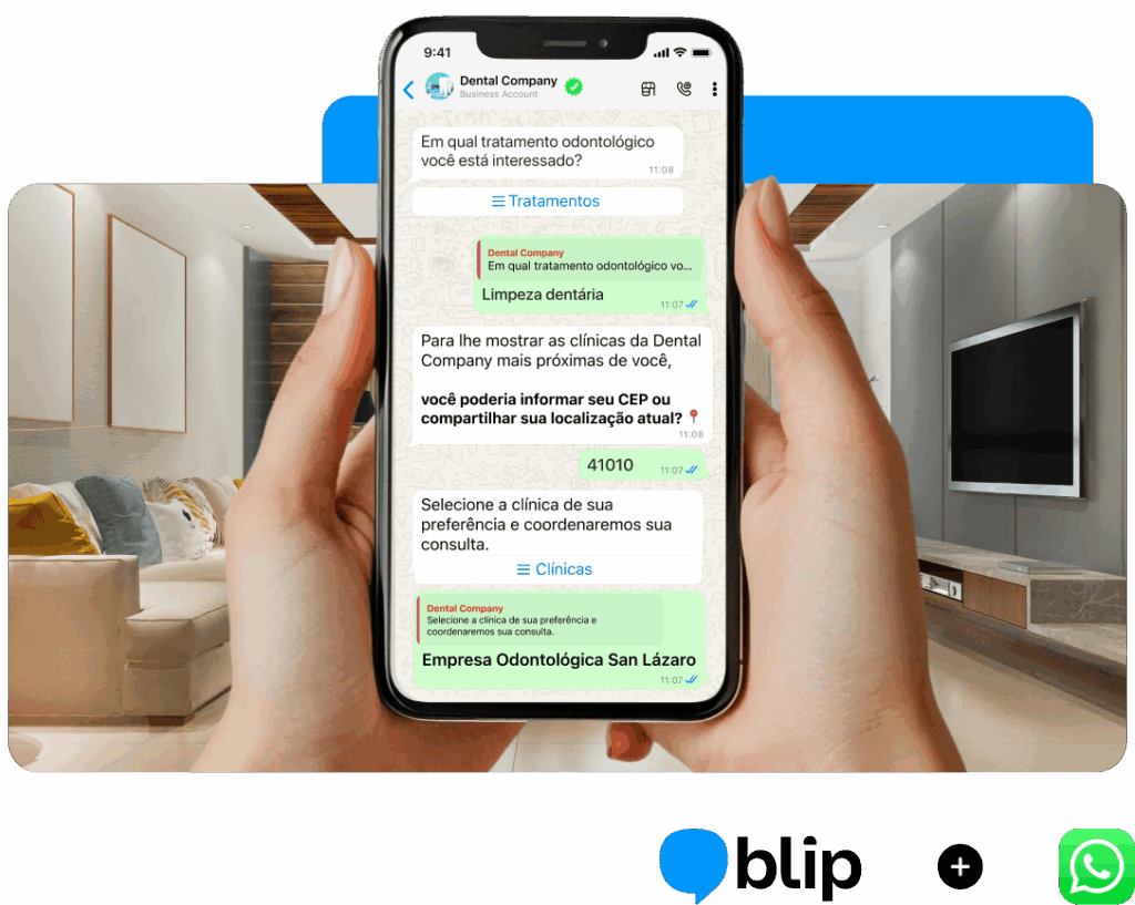 PT dental company mockup whatsapp - Resolva suas provlemas de comunicação com o WhatsApp