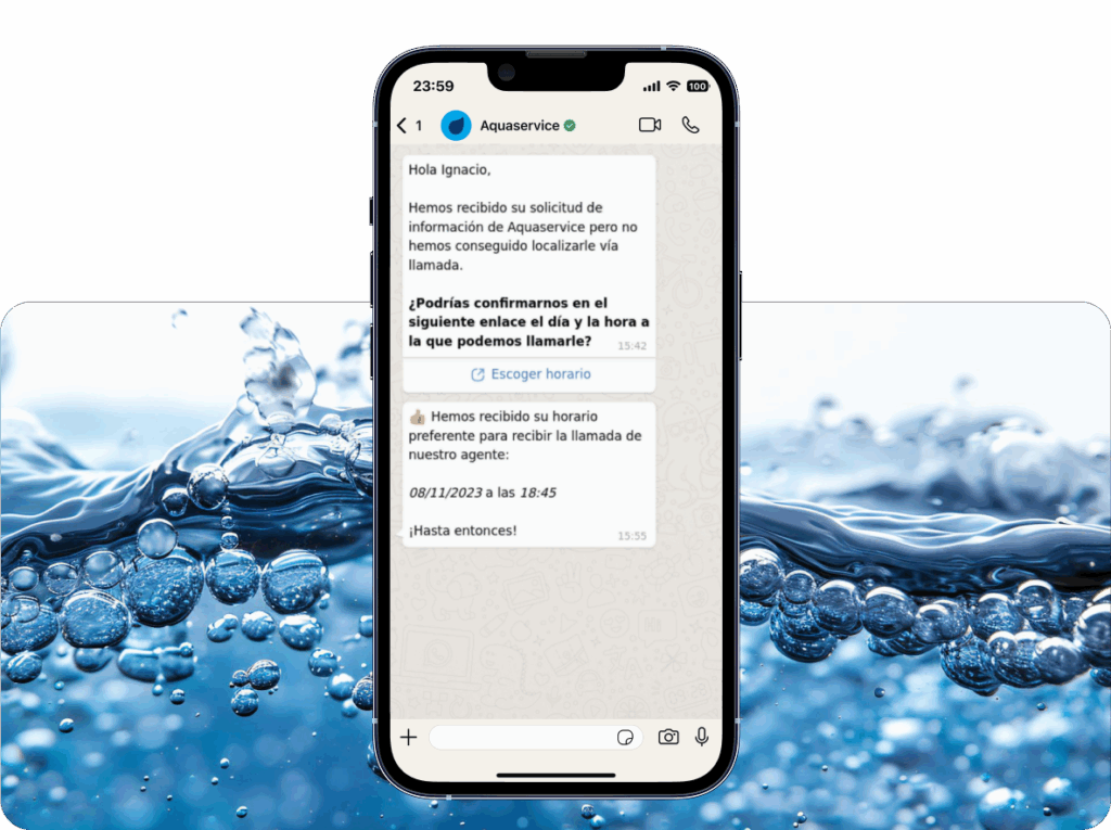 acuaservice es - Resuelve tus pains de comunicación con WhatsApp