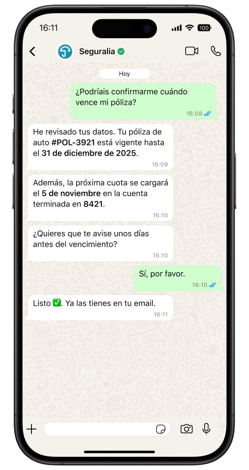 Slide 2 – Responde FAQs con datos reales 1 - Blip AI Agent - La inteligencia artificial que realiza tareas por ti