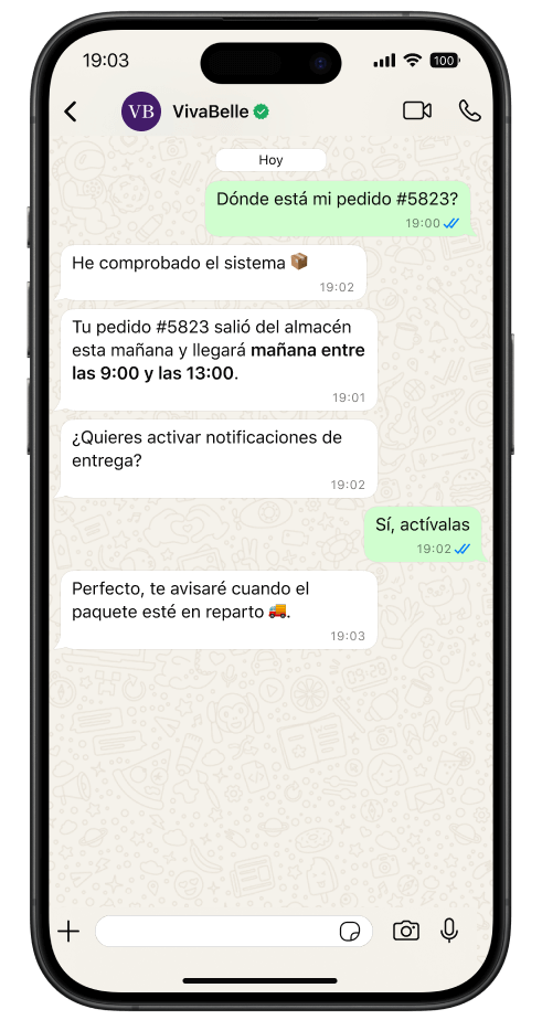 Slide 5 – Asistencia postventa automatizada 1 1 - Blip AI Agent - La inteligencia artificial que realiza tareas por ti