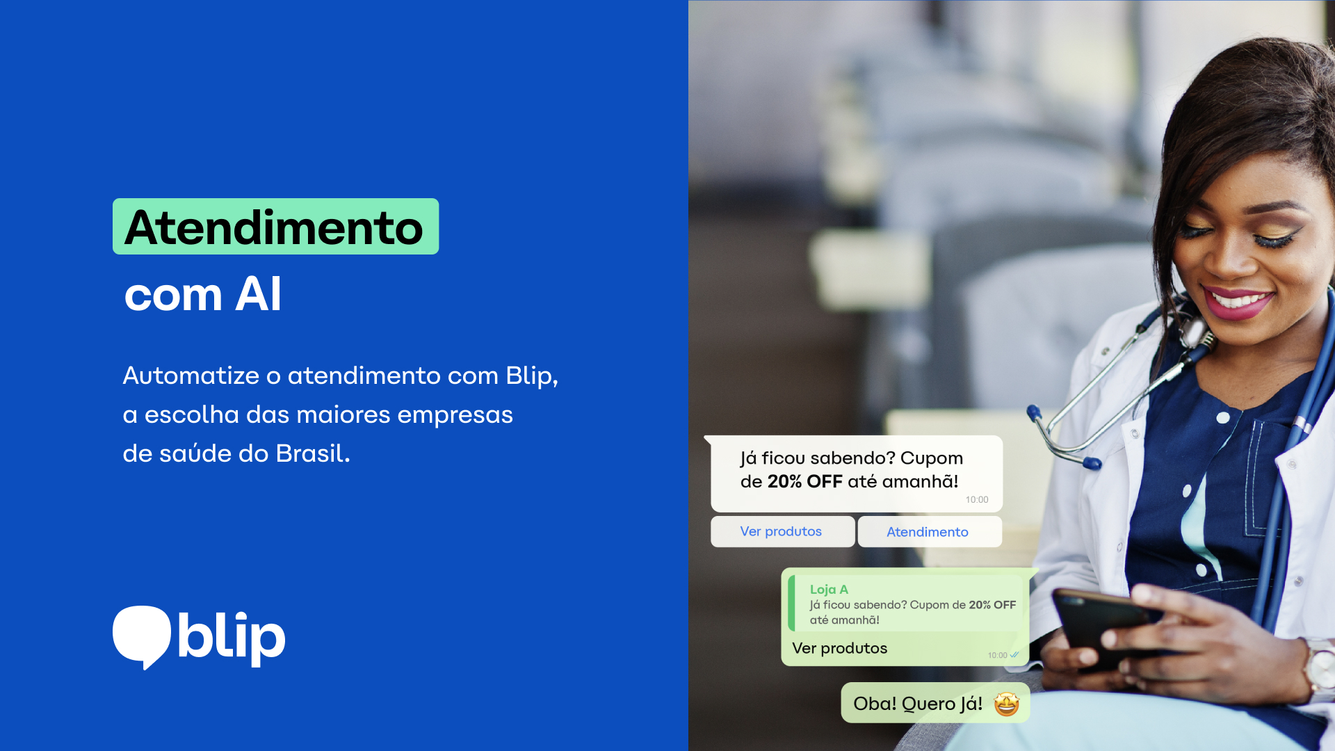 Chatbot Atendimento - Blip